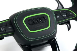 0 Audi Q3 SQ3 RSQ3 Lenkrad Carbon Alcantara Airbag Leder Alcantara grün5