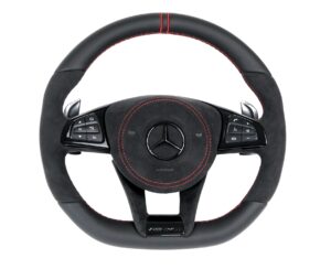 1 Mercedes Benz W205 Lenkrad Leder Alcantara Airbag Alcantara Speiche Alcantara1