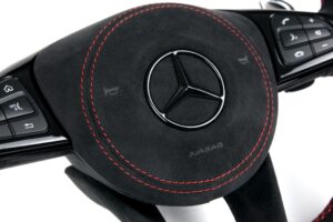 1 Mercedes Benz W205 Lenkrad Leder Alcantara Airbag Alcantara Speiche Alcantara6