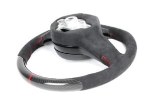 12 VW Arteon Lenkrad Carbon oben Alcantara Naht rot Topf Alcantara8