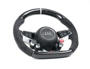 13 Audi R8 4S Lenkrad Carbon Alcantara 12 Uhr Mark. Carbon silber2