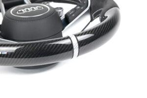 13 Audi R8 4S Lenkrad Carbon Alcantara 12 Uhr Mark. Carbon silber7