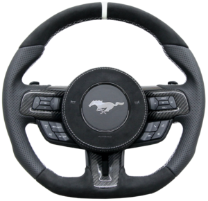 15 Ford Mustang VI Lenkrad Performance Leder Alcantara schwarz1