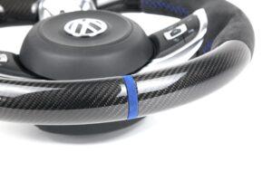 15 VW Golf 7 GTI R GTD Lenkrad Performance Carbon Alcantara 12 Uhr Mark. Alcantara blau5