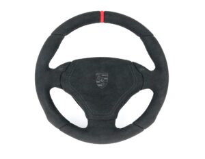 16 Porsche Lenkrad Alcantara Airbag Porschelogo geprägt1