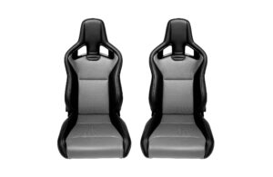 16 Sitz RECARO CS Leder schwarz Leder grau perforiert1