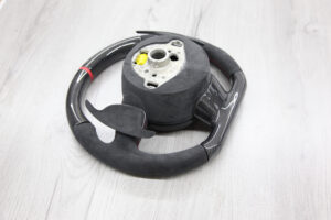 18 Audi A3 S3 RS3 8V Lenkrad Carbon Alcantara rotes Leder Wippen Alcantara10