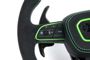 18 Audi RSQ3 Lenkrad Carbon Alcantara Airbag in Leder Alcantara