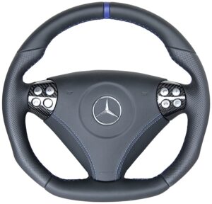 18 Mercedes Benz SLK Lenkrad Performance Leder, Airbag Leder1