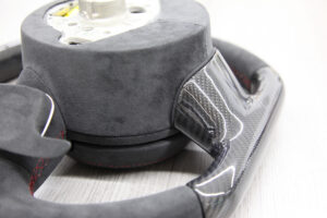 19 Audi A3 S3 RS3 8V Lenkrad Carbon Alcantara rotes Leder Wippen Alcantara11