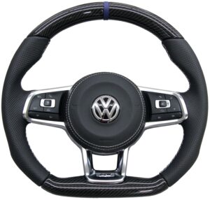 19 VW Golf 7 GTI R GTD Lenkrad Performance Carbon Leder Airbag Leder1