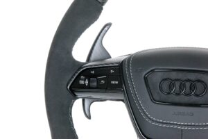 2 Audi Q8 SQ8 RS8 Lenkrad Carbon Alcantara Airbag Leder Alcantara5