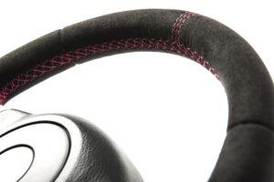 21 Subaru Impreza STI Lenkrad Alcantara rose Naht4