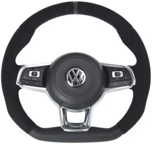 22 VW Golf 7 GTI R GTD Lenkrad Performance Alcantara tiefschwarz Leder grau1