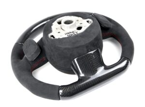 23 Audi A6 S6 RS6 C7 4G Lenkrad Carbon Airbag in Alcantara bezogen