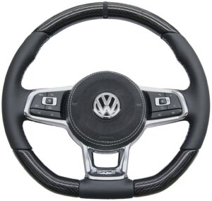 24 VW Golf 7 GTI R GTD Lenkrad Carbon Leder Airbag Alcantara