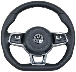 24 VW Golf 7 GTI R GTD Lenkrad Performance Leder glatt, perforiertes Leder1