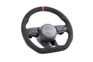 25 Audi A5 S5 RS5 8W Lenkrad Alcantara Alcantara rot unterlegt2