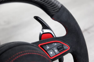 25 Audi A5 S5 RS5 8W Lenkrad Carbon Alcantara Airbag in Alcantara bezogen