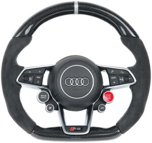 25 Audi R8 4S Lenkrad Performance Carbon Alcantara Audinaht silber