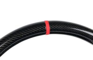 26 Mercedes Benz W205Mopf Lenkrad Carbon Leder perforiert Naht rot5