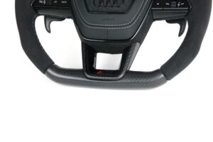 3 Audi Q8 SQ8 RS8 Lenkrad Carbon Alcantara Airbag Leder Alcantara7
