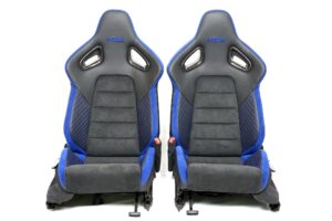 4 Audi A3 S3 RS3 8P Schalensitze Leder Alcantara blauer Streifen1