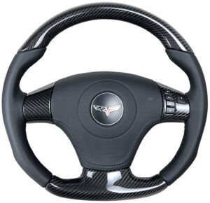 4 Chevrolette Corvette C6 Lenkrad Carbon Leder Airbag Leder