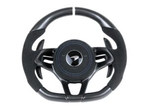 5 McLaren 600LT Spyder Lenkrad Carbon Alcantara Naht blau1