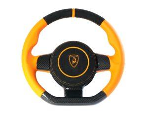 1 Lamborghini Gallardo Lenkrad Carbon Leder orange Alcantara 1