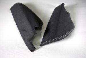 10 Audi R8 420 Schalensitz Verkleidung Alcantara Doppelnaht silber3