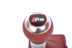 10 Audi RS3 8V Wahlhebel Leder Manschette Leder braun1