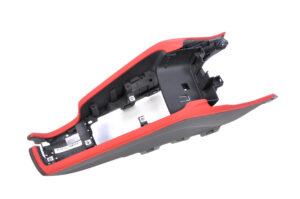 11 Audi TT TTS TTRS 8J Mittelkonsole Leder schwarz rot5