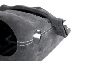 12 Audi A3 S3 RS3 8V Lenksäule Alcantara silberne Naht6