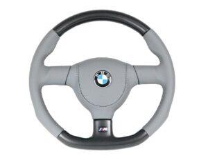 12 BMW Lenkrad Carbon Leder grau1