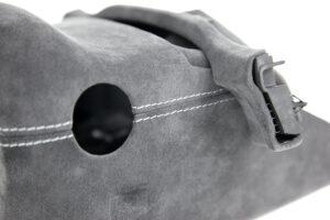 13 Audi A3 S3 RS3 8V Lenksäule Alcantara silberne Naht7