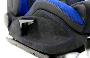 14 Audi A3 S3 RS3 8P Schalensitze Leder Alcantara blauer Streifen22