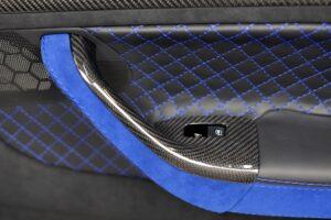 14 VW Golf 5 GTI R32 Tür Beifahrer Alcantara mit blauem Streifen3