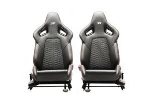 19 Audi A3 S3 RS3 8P Schalensitze Wabendesign schwarz Ziernähte rot1