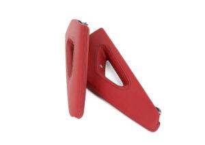 19 Audi A3 S3 RS3 8V Kniepads Leder rot Naht dunkelgrau1