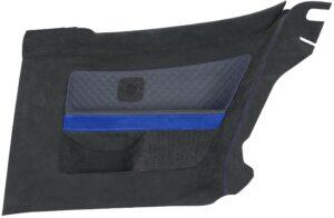 19 VW Golf 5 GTI R32 Tür hinten rechts Alcantara mit blauem Streifen2