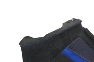 20 VW Golf 5 GTI R32 Tür hinten links Alcantara mit blauem Streifen5