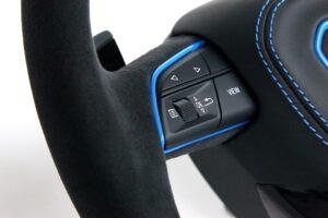 21 Audi Q3 SQ3 RSQ3 Lenkrad Alcantara Leder Naht blau Airbag Leder Alcantara6