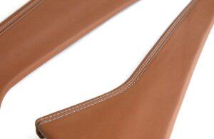 22 Audi A3 S3 RS3 8V Mittelkonsole Seitenteil Leder braun Naht silber6