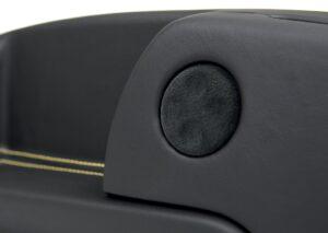 26 Audi R8 420 Schalensitz Seitenverkleidung Leder gelbe Naht8