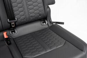 33 Audi Q3 SQ3 RSQ3 Rücksitzbank Leder schwarz Wabensteppung5