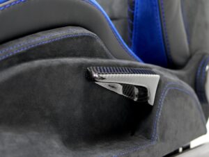 4 Audi A3 S3 RS3 8P Schalensitze Leder Alcantara blauer Streifen27