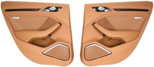 4 Audi A3 S3 RS3 8V Türverkleidung hinten Leder braun1