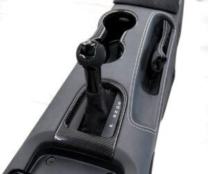 8 Ford Mustang VI Mittelkonsole Leder Alcantara Carbon2