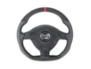 8 Seat Leon Cupra 1M Lenkrad Performance Carbon perforiertes Leder1